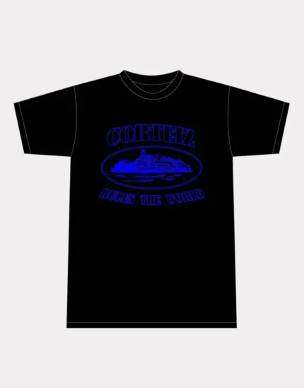 Corteiz Alcatraz T Shirt SchwarzBlau