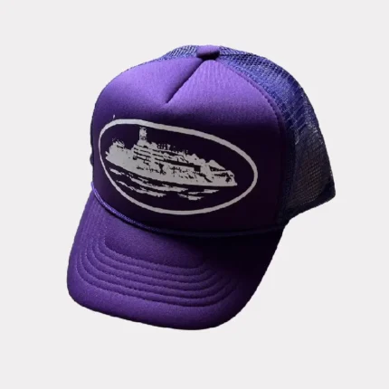 Corteiz Alcatraz Trucker Mütze Lila (2)