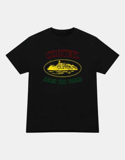 Corteiz OG Carni Alcatraz T Shirt Schwarz (2)