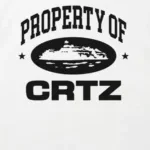 Corteiz OG Property Of Crtz T Shirt Weiß (1)