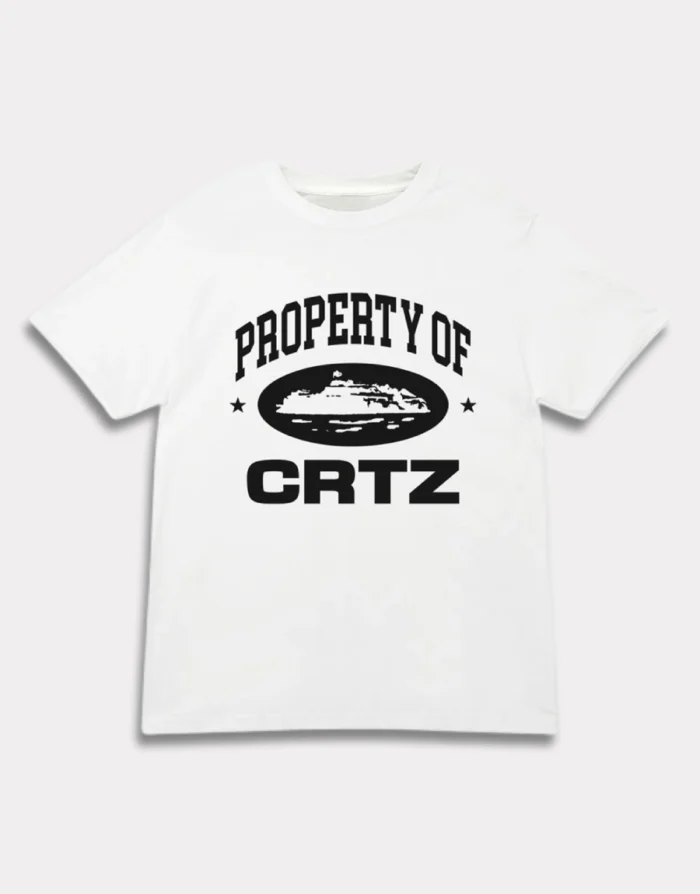 Corteiz OG Property Of Crtz T Shirt Weiß (2)