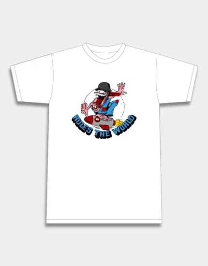 Corteiz Rocketman T Shirt Weiß (2)